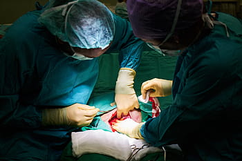 two, person, undergoing, surgery, hospital, doctor, operation, nurse, teamwork, the work, green