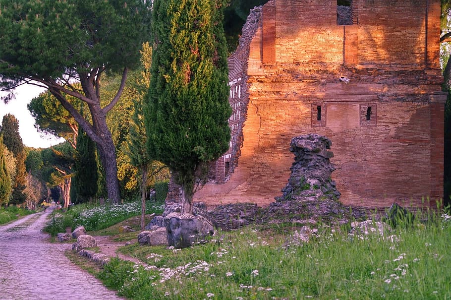 appia, Řím, roman, historie, appia antica, římský, Dějiny, antica, mezník, park, silnice, starý