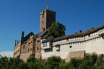 thuringia jerman, luther, eisenach, kastil wartburg, kastil, warisan dunia, jerman, tempat menarik, tua, bangunan