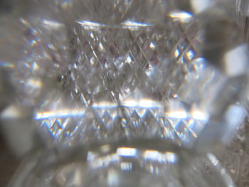 crystal, refraction, light, reflection, glass, diffuse, blurry