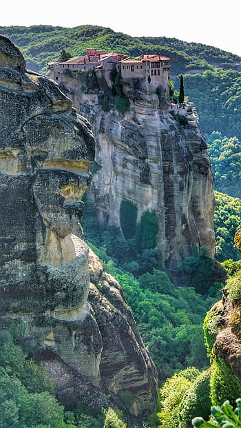 meteora, monastero, greco, ortodosso, roccia, Grecia