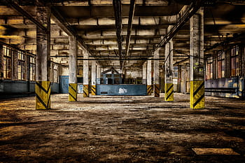weißer Säulenpfosten, verlorene Orte, pforphoto, verlassene Orte, alte Fabrik, unter Tage, Industrieanlagen, immer noch, alt, Fabrik, Gebäude