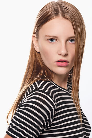 woman, wearing, striped, shirt, model, fashion, girl, female, glamour, posing, elegance