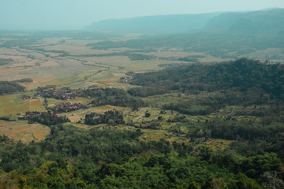 ciletuh, sukabumi, Indonésie, zelená, krajina, nebe, bali, Příroda, Asie, tropický, cestovat