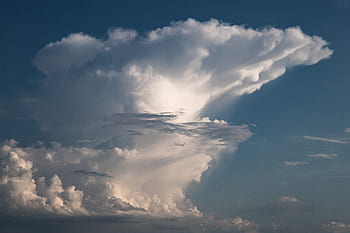 σύννεφα, ουρανός, cumulonimbus, πυκνό σύννεφο, διάθεση, αέρας, ατμόσφαιρα, φύση, καιρός
