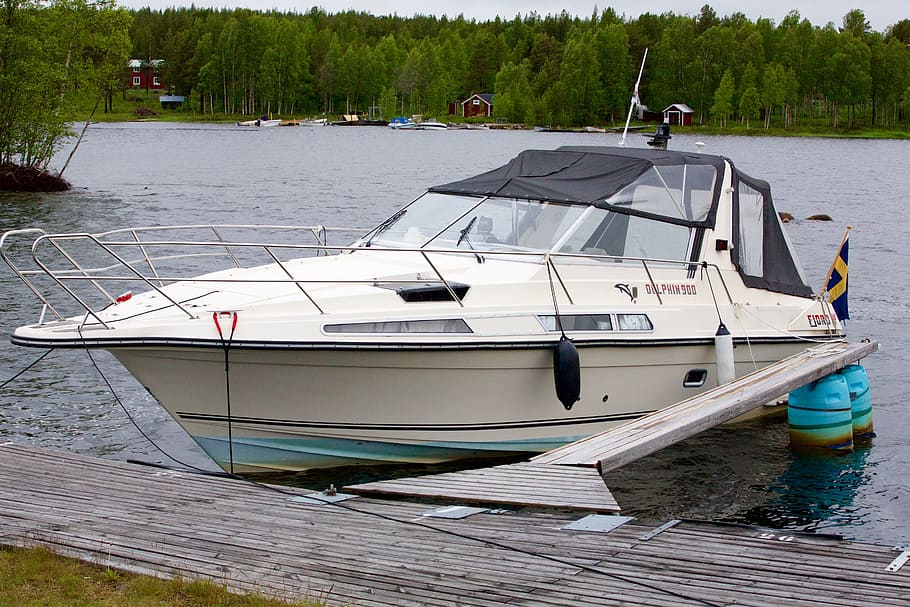 Boat, Sweden, Nature, Yacht, Port, nautical vessel, water, transportation, moored, lake, outdoors