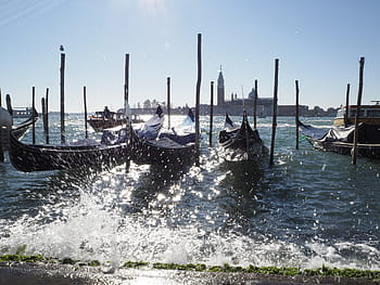 ヴェネツィア、 ゴンドラ、 イタリア、 チャネル、 水、 ロマンチック、 ラグーン、 カナーレグランデ、 川沿いの町、 ボート、 サンジョルジョマッジョーレ