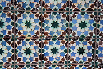 azulejo, pattern, tile, abstract, background, design, decoration, arabic, sintra, portugal