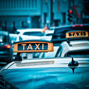 ezüst taxik, nappal, Taxi, kocsi, út, hajtás, pajzs, forgalom, taxiállomás, sárga, autót vezet