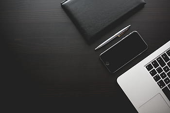 black, iphone 7, click pen, leather case, balance, inspiration, motivation, life, scene, wander, journey