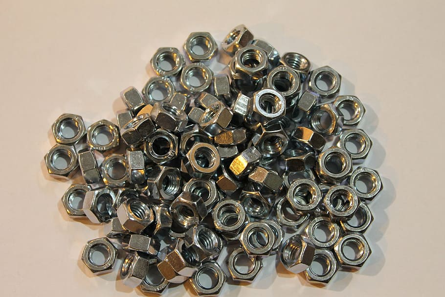 metal, orzechy, wątek, wkręt, przemysł, Sekcja