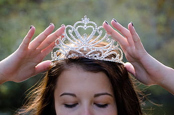 žena, hospodářství, koruna, hlava, královna, korunovat, honoráře, luxus, princezna, elegance