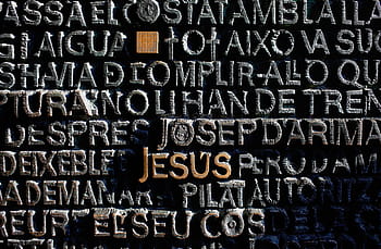 lista di Gesù, nomi di testo, sagrada, familia, architettura, design, Gesù, punto di riferimento, scritti, alfabeto, testo
