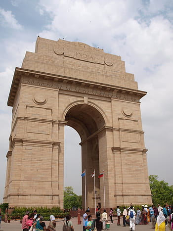india gate, monument, architecture, india, famous Place, arch, people, europe
