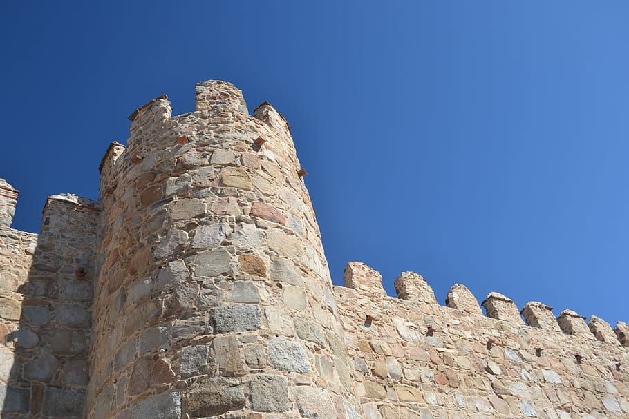 Avila, Wall, Medieval, History, medieval, history, architecture, stone, old, old building, historic buildings, old town