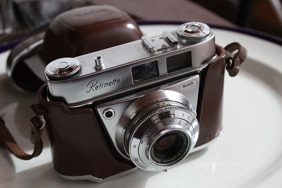 fotografie, Fotoaparát, kodak, fotograf, fotografování, fotografů, retro, vinobraní, starý fotoaparát