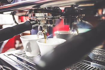 máquina de café expresso, café, bar, capuccino, bebida, café expresso, máquina, restaurante, topo, café - bebida, barista