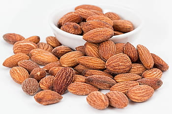 pila, nueces almendras, almendras, nueces, tostadas, saladas, nueces tostadas, nueces saladas, merienda salada, merienda, saludable
