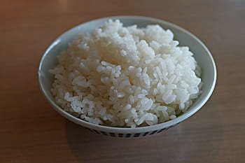 ris parabolen, hvit ris, japansk måltid, restaurant, mat