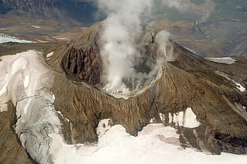 mount, martin, steam, katmai, national, park, Mount Martin, Katmai National Park, Alaska, nature, public domain