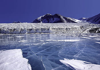 Lake Fryxell, Transantarctic Mountains, Antarctica, blue ice, glacier, ice, landscape, mountain, public domain, snow, nature