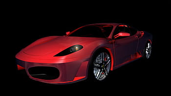 merah, ferrari f 430 coupe, f430, ferrari, mobil sport, mobil, mobil balap, kontur, logam, pantulan matahari, bayangan