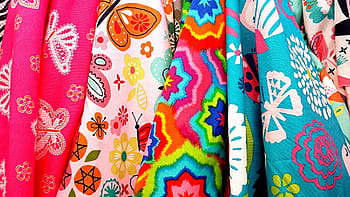 vícebarevné textilie, tkanina, textil, oblečení, vzor, design, materiál, šaty, textura, móda, bavlna