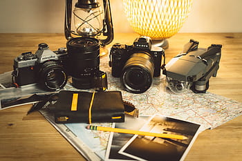 camera, minolta, lens, flash, photography, photographer, old, vintage, film, travel, adventure