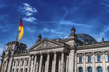 gray, building, daytime, bundestag, reichstag, berlin, bundestagswahl, germany, capital, architecture, government