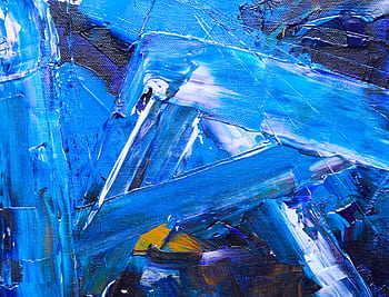 blu, dipingere, arte, avvicinamento, tela, struttura, carta da parati hd, acrilico, pennellata, spazzola, vernice fresca