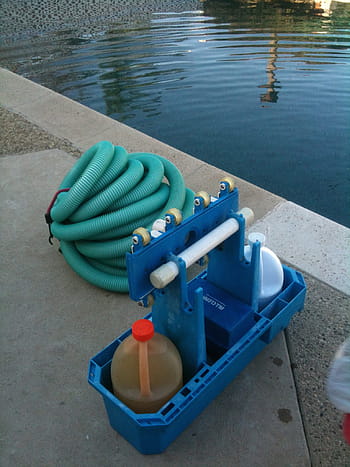 green, hose, blue, rack, pool, pool cleaning, pool service, pool maintenance, service, cleaning, maintenance