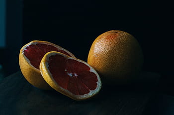 grapefruit, citrus, temný, ovoce, minimální, minimalistický, jednoduchý, zjednodušující, citrusové ovoce, jídlo, svěžest