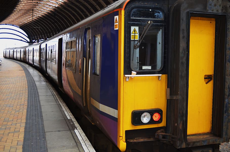 Train, Station, Travel, Passenger, train, station, wagons, trip, vacation, labor, transportation, united