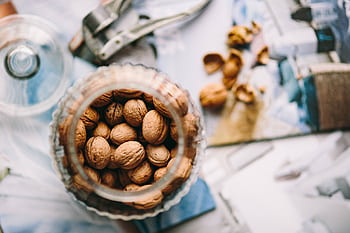 sarapan, sehat, segar, buatan sendiri, cocok, kacang, kenari, menggoyang, aktif, havermut, musli