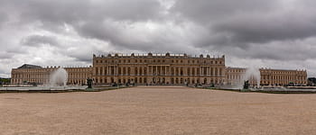 Versailles Palace, πανόραμα, Γαλλία, παλάτι, αρχιτεκτονική, ορόσημο, Βερσάλλιαι, Παρίσι, βασιλικός, πανοραματικός