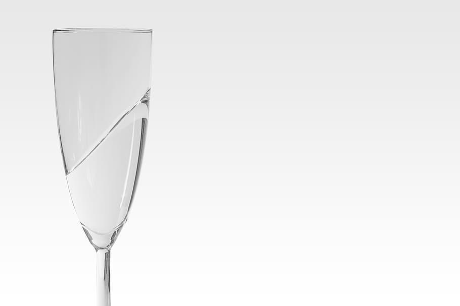 clear flute glass, clear, flute glass, champagne glasses, champagne, two, zweisam, decision, arrangement, alcohol, alcoholic
