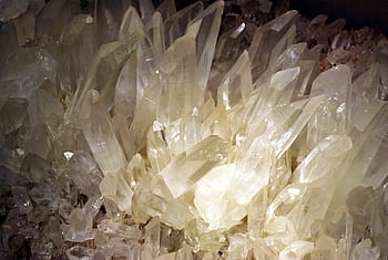 clear crystal stones, crystal, quartz, crystals, mineral, transparent, glass, ice, industry, indoors, close-up
