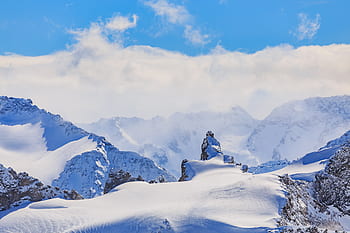 titlis, Alpy, švýcarské Alpy, vysokohorský, cestovat, cíl cesty, švýcarsko, švýcarský, zimní, zimní čas, Pohled