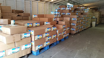 hnědý, lepenkové krabice hodně, sklad, paleta, jídlo, produkt, box, úložný prostor, vyrobit, kupující, velkoobchod