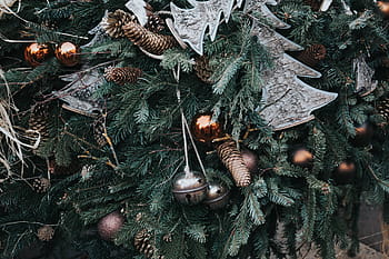 vánoční strom, cetky, šiška, Vánoce, strom, míč, výzdoba, ornament, Dovolená, sezóna, vánoční dekorace