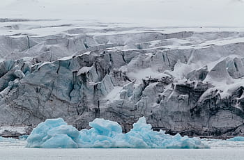 photograph, ice berg, rocks, hill, cliff, landscape, winter, snow, ice, iceberg, antarctica