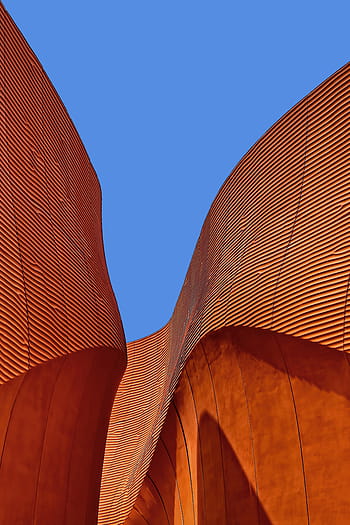 grotta, blu, cielo, astratto, arte, soleggiato, luce del giorno, architettura, destinazioni di viaggio, rosso, nessuno