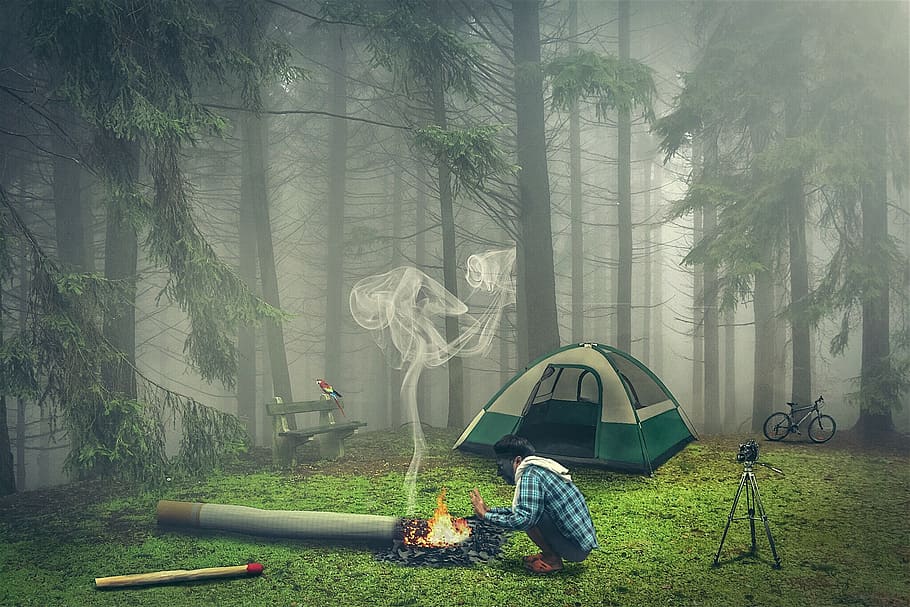 pa, nature, fog, smoke, winter weather, cool, smoking, ping fai, cut here, campaign, creative