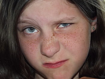 girl's face, child, disgusted, disgust, girl, young, dislike, kid, unhappy, expression, displeased