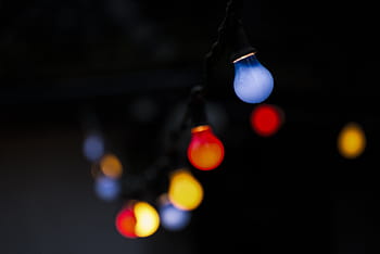 bulb string light, turn, lamps, colorful, lights, light, lighting, pear, color, light bulb, energy