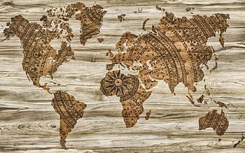 fotografie, mayský kalendář, mapa, papír, dřevo, informace, Pozadí, tvořivost, kompas, svět, textura