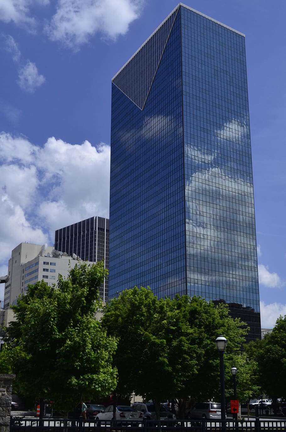 atlanta, atl, Gruzie, v centru města, ga, město, jižní, architektura, mrakodrapy, budov, metropole