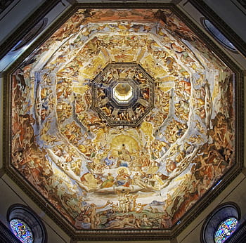 italy, florence, firenze, cathedral of santa maria del fiore, church, dome, architecture