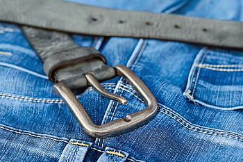 black, leather belt, stainless, steel, buckle, top, blue, textile, belts, belt buckle, metal