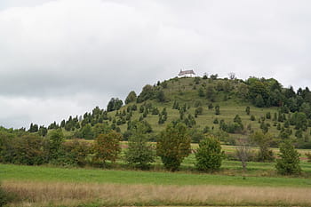 Salm, kapel, berg-, salm thingies kapel, 3 kruisen, heilige anna, bedevaart kapel, Burladingen, salm dingen, Zollernalbkreis, graan bühl